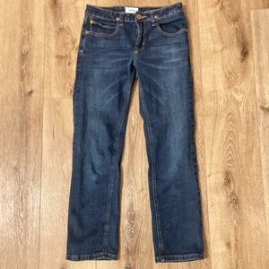 HUDSON JEANS dark blue mid rise size 12